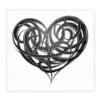 Tattoo outlet heart rug