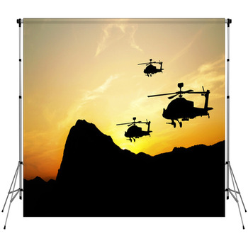 Helicopter Backdrops, Military Fabric 2024 Backdrop, Sunset Custom Banner, Cool Photography Wall, Modern Photography Backdrop