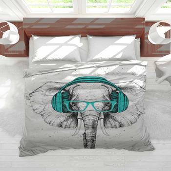 Elephant Duvet Cover Personalized store