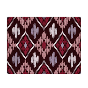 Ikat Seamless Pattern Traditional Ornament Bath Mat