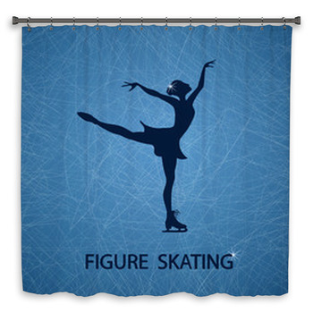 Skate Girls Shower Curtain  Girls shower curtain, Curtains, Custom curtains