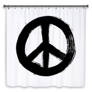 Peace Symbol Bathroom Accessories