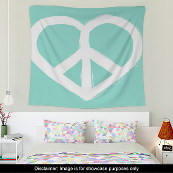 Sunflower Peace Sign Wall Decor – ThriftyHipster