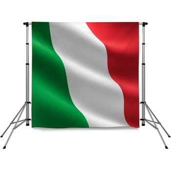 Italian flag Photo Backdrops | Available in nearly ANY Custom Sizes