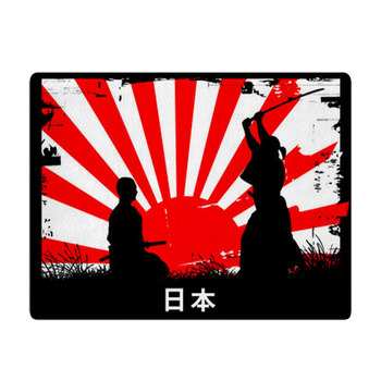 Japanese Warriors Bath Mat