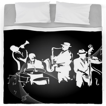 Jazz Comforters, Duvets, Sheets & Sets | Personalized