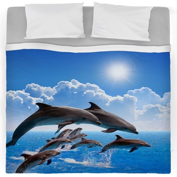 Dolphin Comforters, Duvets, Sheets & Sets | Custom