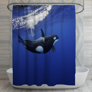 Orca Shower Curtains, Bath Mats, & Towels Personalize