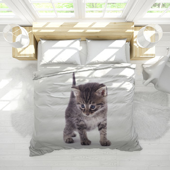 Kitten comforter best sale