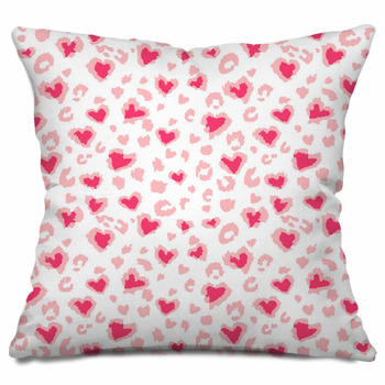 White and pink Throw Pillows, Cases