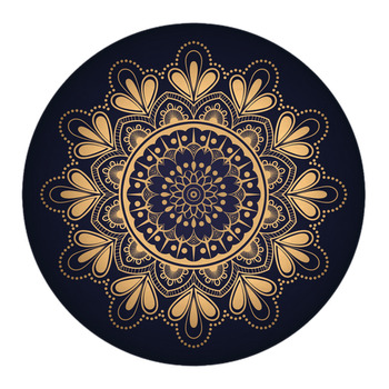 Blue And Gold Area Rugs & Floor Mats