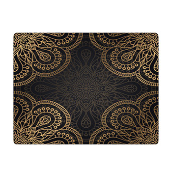 Luxury Ornamental Mandala Design Background Bath Mat