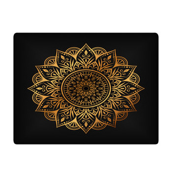 Luxury Ornamental Mandala Design Background In Bath Mat