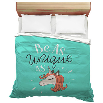 Unicorn Comforters Duvets Sheets Sets Personalized