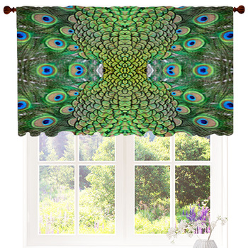 Peacock Window Curtains & Drapes | Block Out | Custom Sizes
