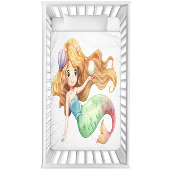 Mermaid Baby Blankets, Toddler Bedding | Personalized