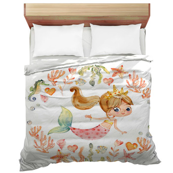 Mermaid Comforters, Duvets, Sheets & Sets | Custom