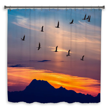 Goose Shower Curtains Mats Towels Personalize