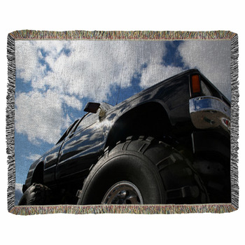 Monster truck fleece discount blanket