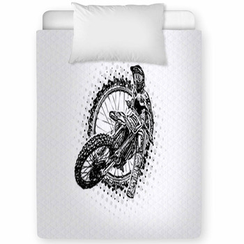 Motocross Baby Blankets Toddler Bedding Personalized