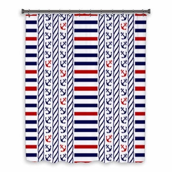 Red white and blue Shower Curtains, Bath Mats, & Towels Personalize