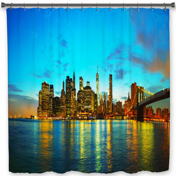 New york Shower Curtains, Bath Mats, & Towels Personalize