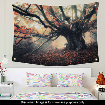 Autumn Scenic Tapestry Wall Hanging Nature Aesthetic for Bedroom