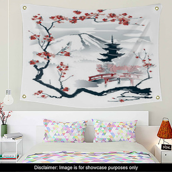 Japan Traditional Sumi-e Painting Wall Mural - Murals Your Way