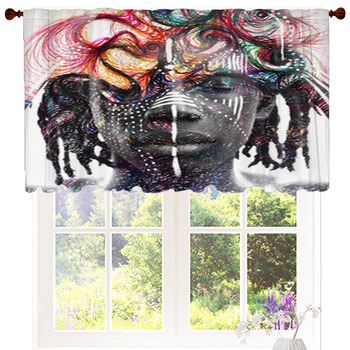 Paintography Double Exposure Custom Size Valance