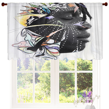 Paintography Double Exposure Custom Size Valance