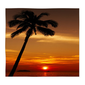 Tropical sunset Rugs & Custom Size Floor Mats