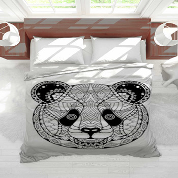 White company best sale panda comforter