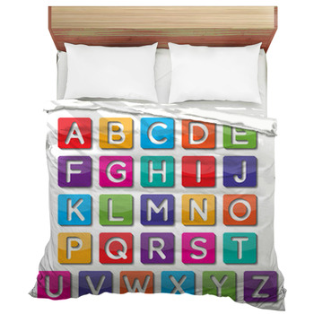 Alphabet bedding twin on sale