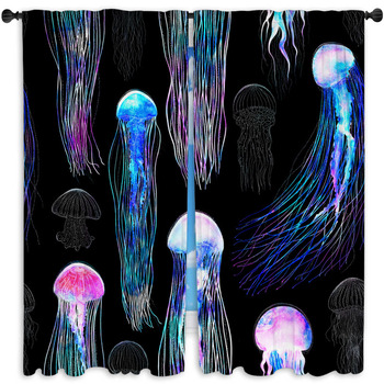 Jellyfish Drapes & Window Treatments | Black Out | Custom Sizes