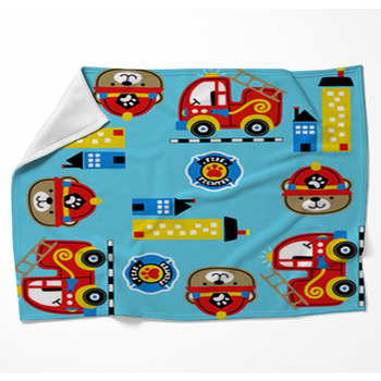 Fireman sam outlet fleece blanket