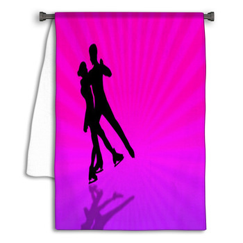 Ice Skating Shower Curtains Mats Towels Personalize