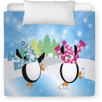 penguin baby bedding