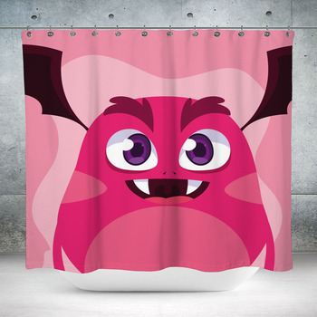 Monster Shower Curtains, Bath Mats, & Towels Personalize