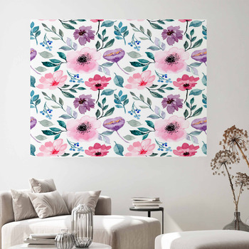 Pink and green Wall Decor in Canvas, Murals, Tapestries, Posters & More