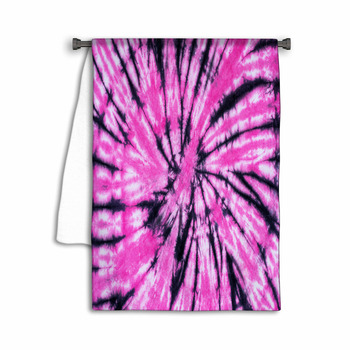 Spiral tie dye wallpaper. Swirl tiedye background in pink blue and