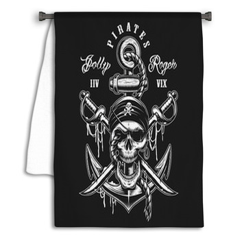 Pirate Shower Curtains, Bath Mats, & Towels Personalize