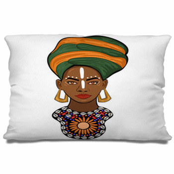 Portrait Of An African Princess Pillow Case/Sham