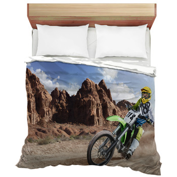 Motocross Comforters Duvets Sheets Sets Personalized