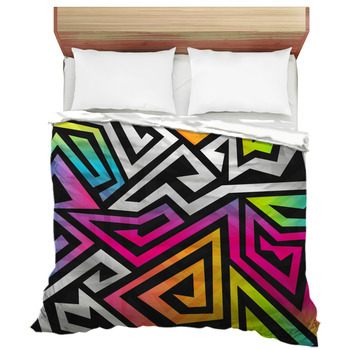  Feelyou Hip Hop Comforter Set Young Man Graffiti