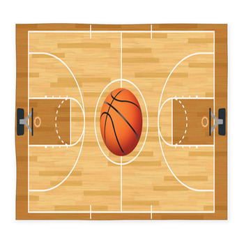 Basketball Area Rugs & Custom Size Floor Mats