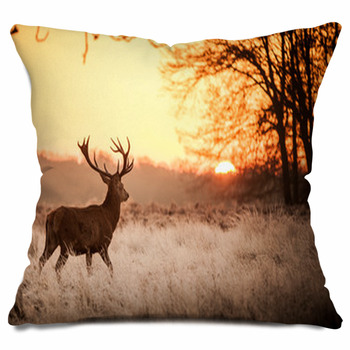 Hunting Throw Pillows Shams Pillow Cases