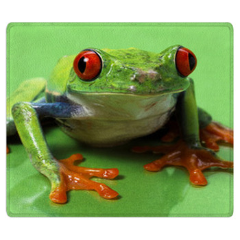 Red Eyed Treefrog Macro Isolated Exotic Frog Bath Mat