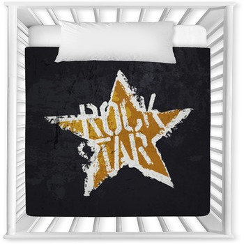 rock and roll baby bedding