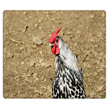 Rooster In The Backyard Bath Mat