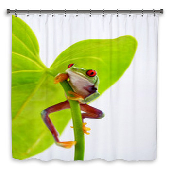 Frog Shower Curtains, Bath Mats, & Towels Personalize
